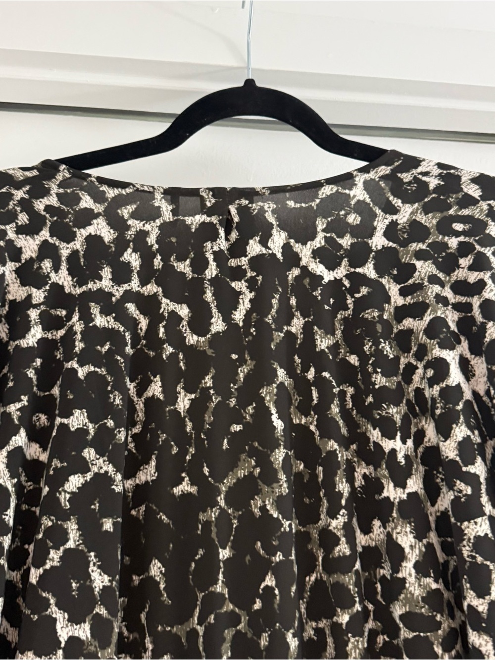 Norma Kamali x Kamali Kulture Leopard Print Stretch Jersey Maxi Gown Sz Med Boho - Picture 11 of 13